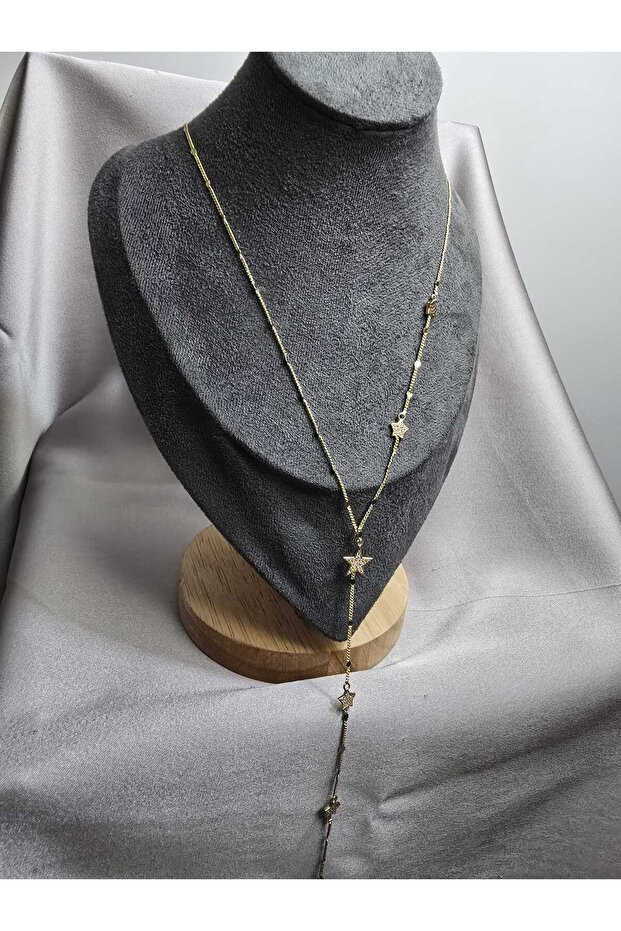 Yıldızlı Y kolye - 1