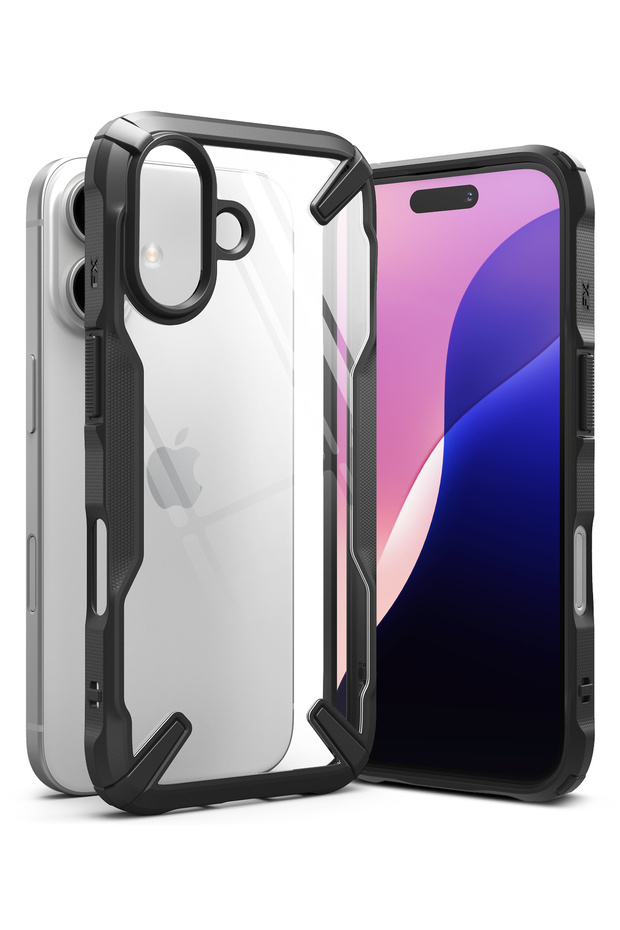 iPhone 16 Case Cover | Fusion X Series| Black