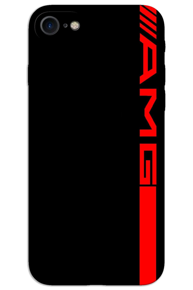 غطاء خلفي مطبوع بنمط HD لهاتف iPhone 8 - AMG