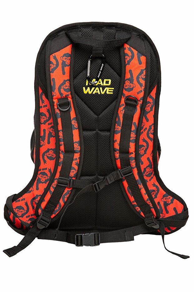 حقيبة ظهر لين منقوشة باللون الأحمر 45LT - 2