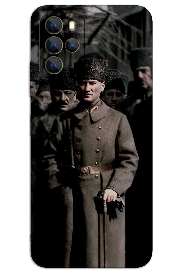Omix X500 Case Hd Pattern Printed Back Cover - Atatürk Kalpak