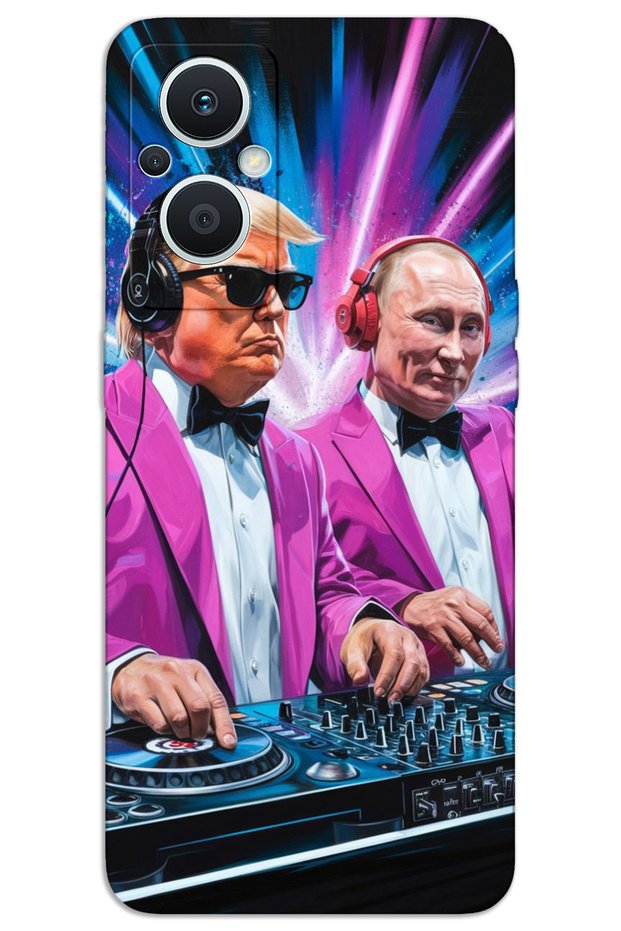 Oppo Reno 7 Lite Case Hd Pattern Printed Back Cover - Dj Trump Putin