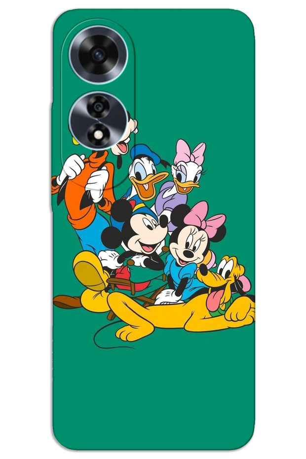 غطاء خلفي مطبوع بنمط HD لهاتف اوبو A60 - ميكي 1