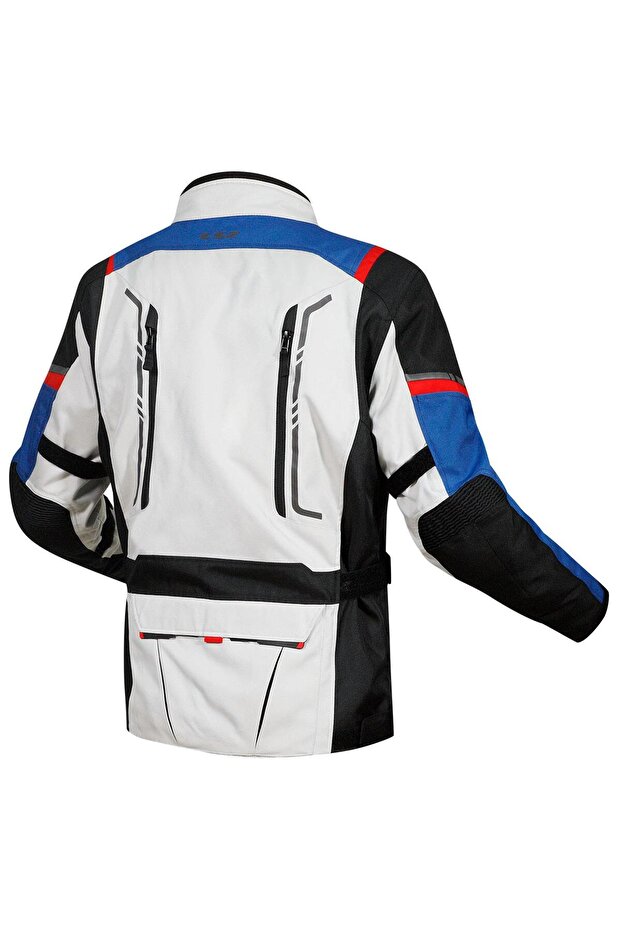 معطف نارفيك أزرق-أسود-رمادي-أحمر - 2