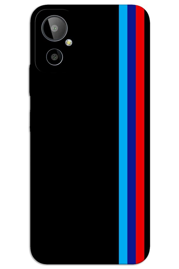 General Mobile Gm 23 Se Case Hd Pattern Printed Back Cover - Three Stripes