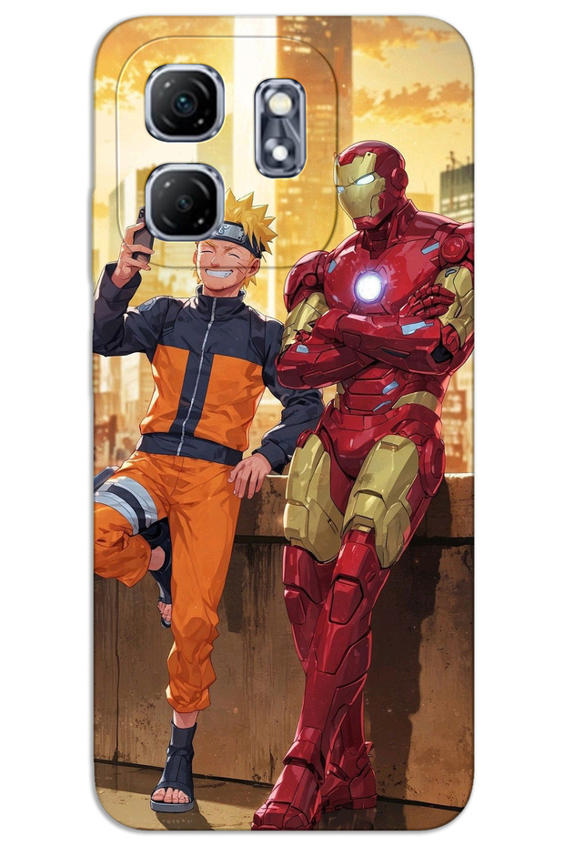 Infinix Hot 50I Case Hd Pattern Printed Back Cover - Iron Man