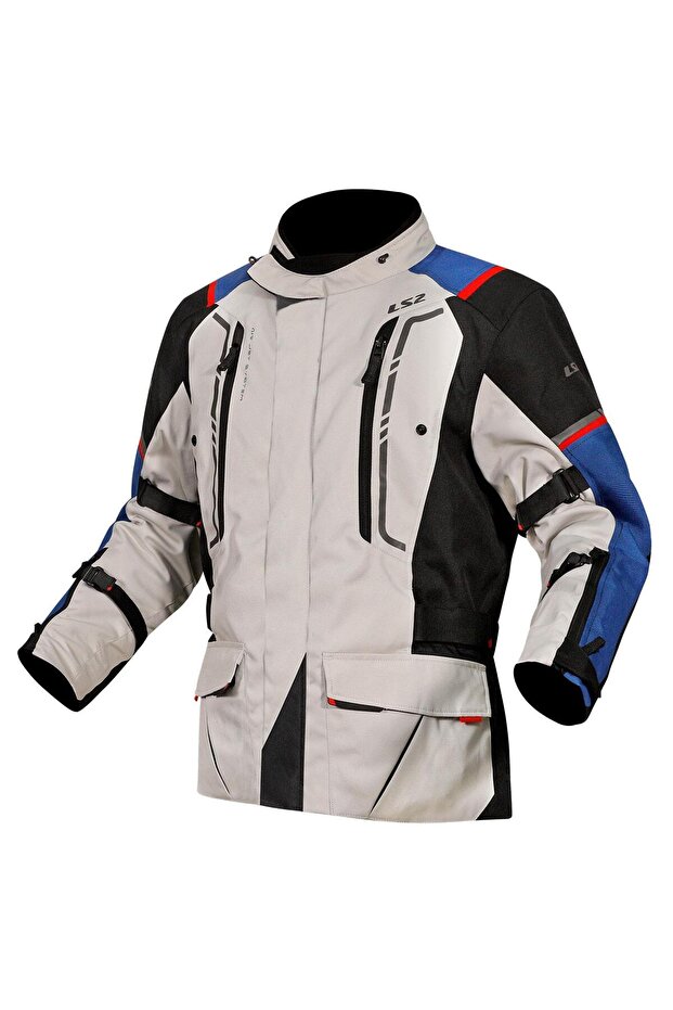 معطف نارفيك أزرق-أسود-رمادي-أحمر - 1