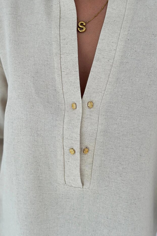 Half Button Shirt - 6