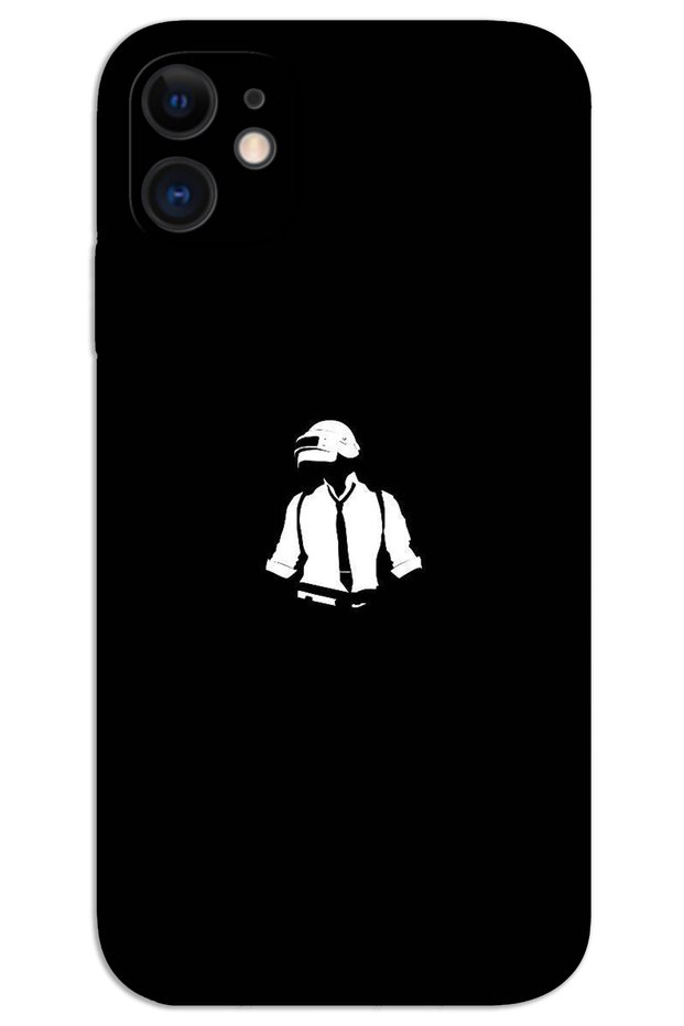 غطاء خلفي مطبوع بنمط HD لهاتف iPhone 12 - Pubg Man