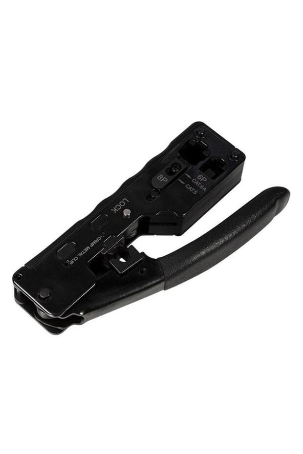 Clește de sertizare WZ0025 pentru RJ45 Cat.5e/Cat.6/Cat.6A/Cat.7, RJ11/RJ12, Negru - 1