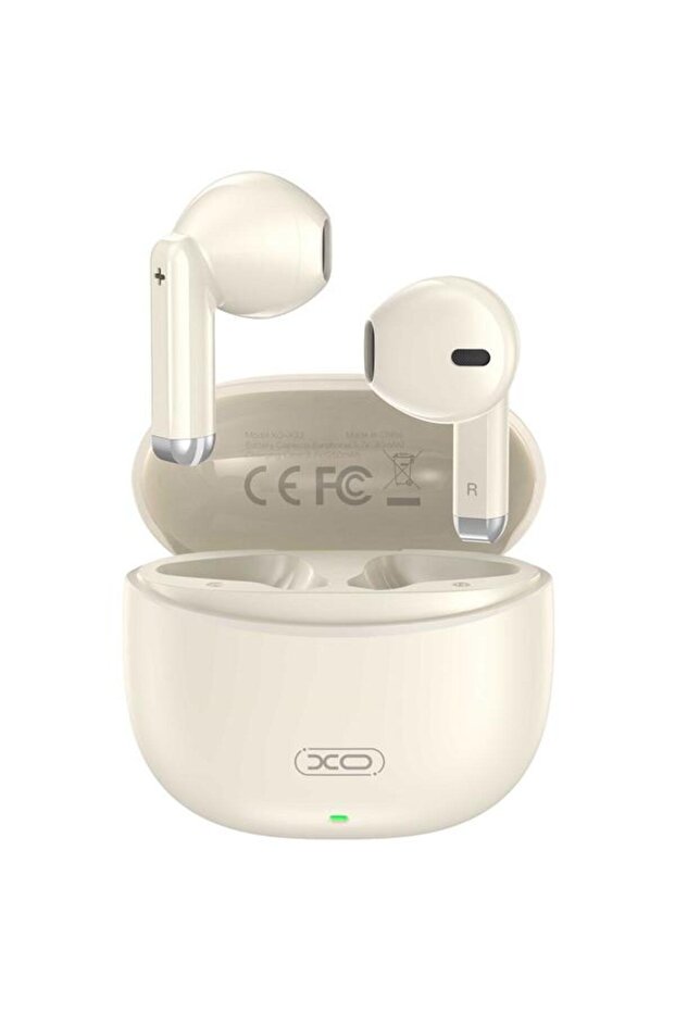Căști True Wireless Design X33, Bluetooth, Microfon (Bej)