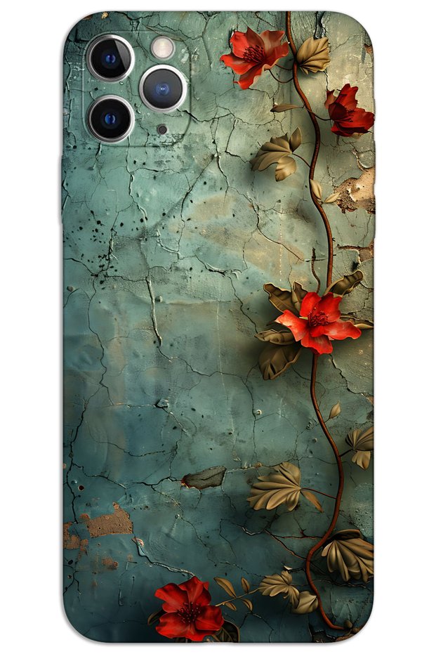 غطاء خلفي مطبوع بنمط HD لهاتف iPhone 11 Pro Max - زهرة اللبلاب