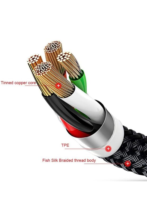 Mobile Charger 3in 1 Charging Cable for Android Type-c Mobile Phone Multi-function USB Single Pull T - 7