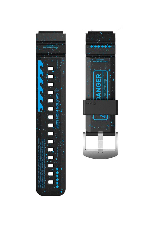 Watch Lug 20mm | Rubber One Bold Band | Danger Blue