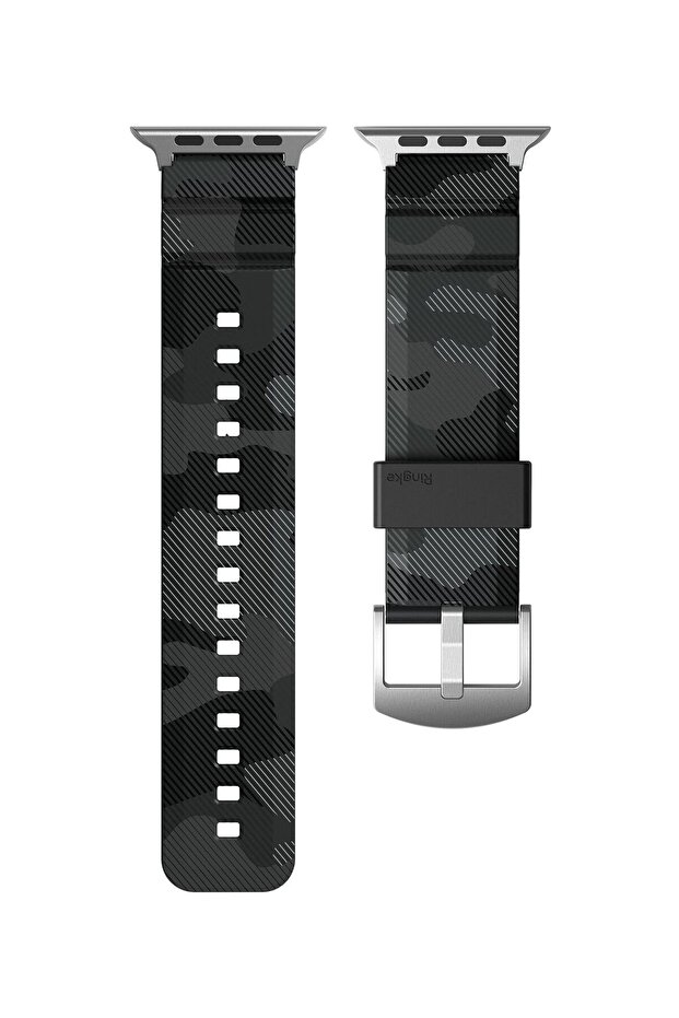 Apple Watch 49mm / 45mm / 44mm / 42mm | Rubber One Bold Band | Camo