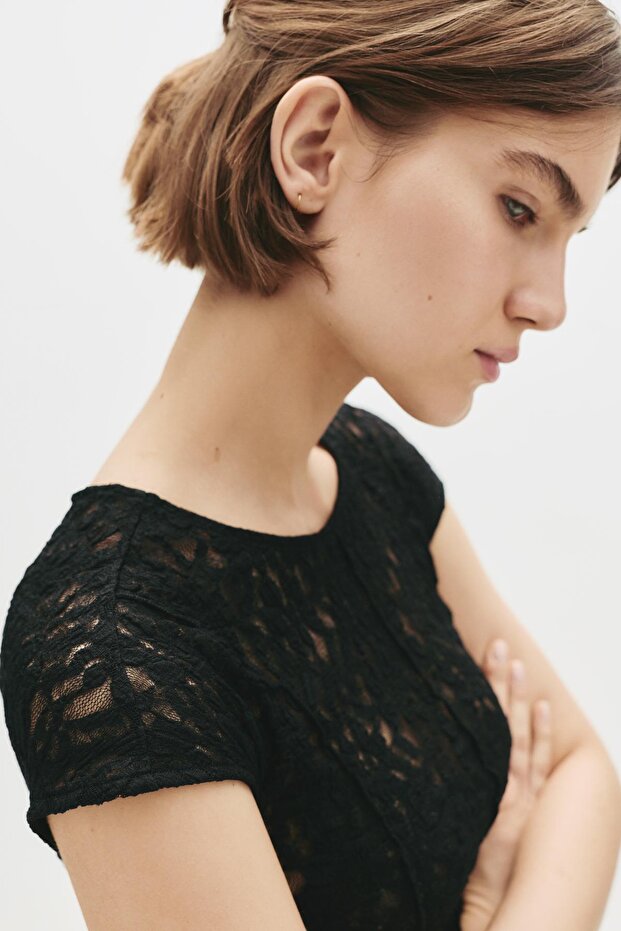 Dantel Dikişli Top - 5