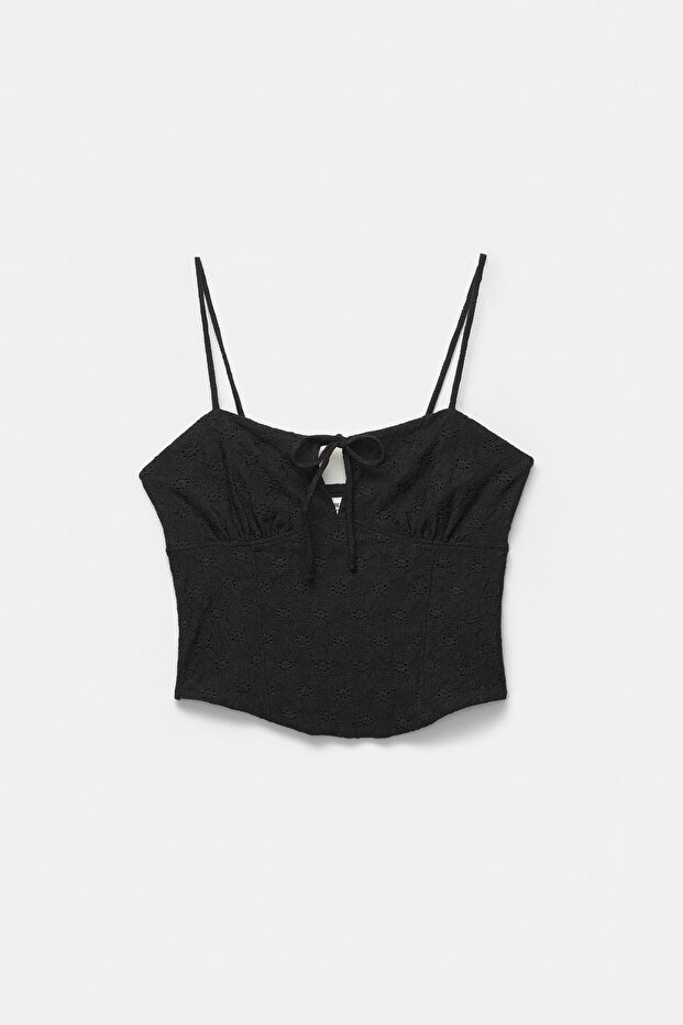 Fisto işlemeli korse top - 5