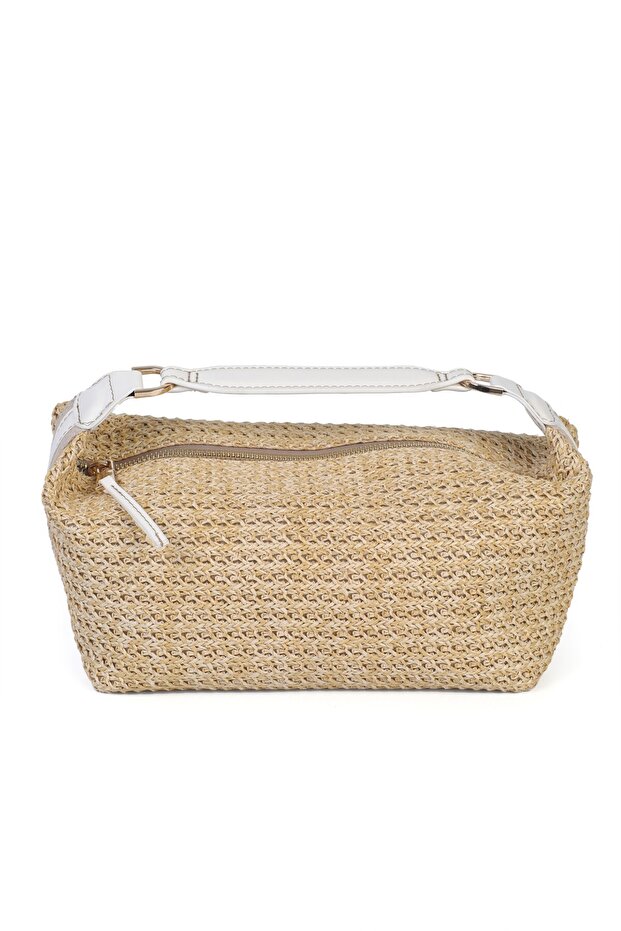 Nell Straw Bag with Adjustable Strap