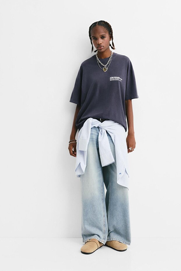 Yazılı t-shirt - 3