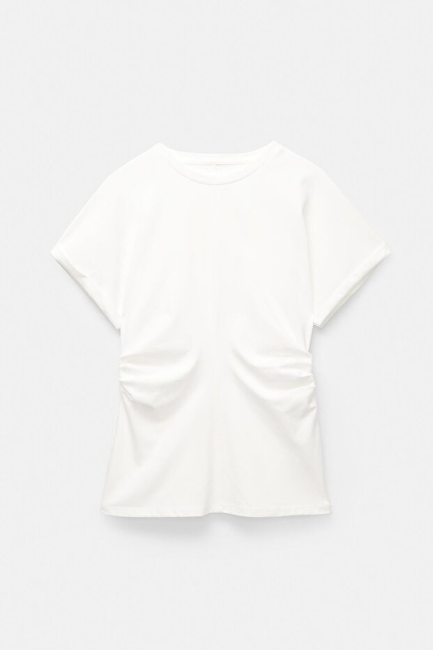 Yanları büzgülü tişört - 5