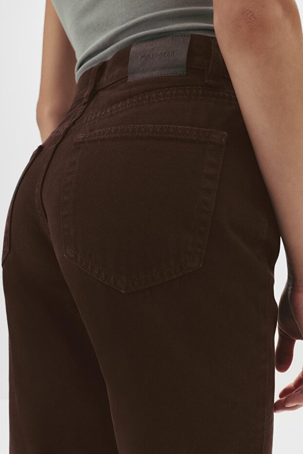 Mom fit yüksek bel jean - 6