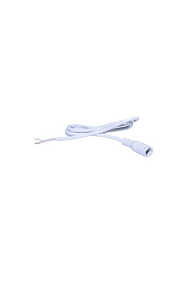 DC Cable 2.1mm with Locking System, White - 1