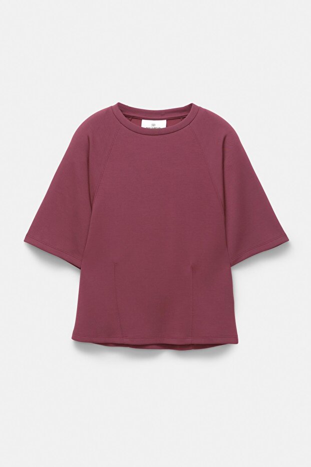 Kısa kollu sweatshirt - 5