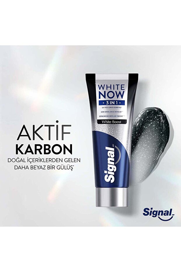 White Now Diş Macunu 3 in 1 White Boost 75 ml x2 - 5