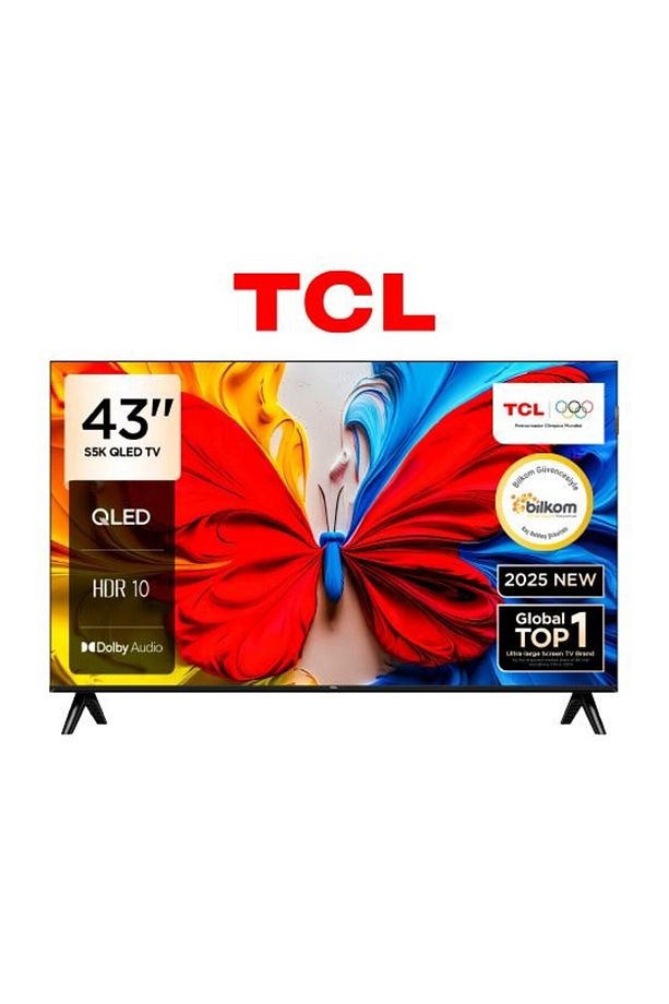 43S5K Full HD 43" 109 Ekran Uydu Alıcılı Android Smart QLED TV - 1