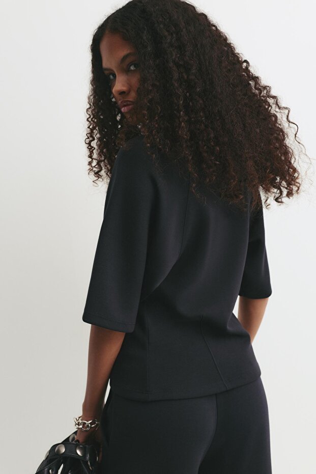 Kısa kollu sweatshirt - 2