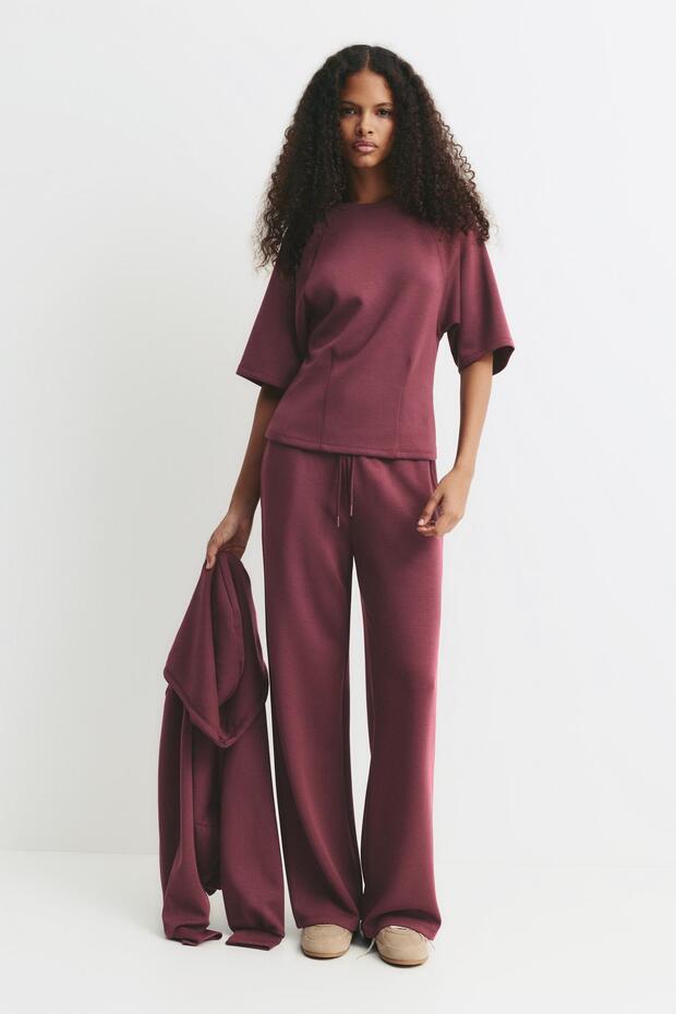 Kısa kollu sweatshirt - 1