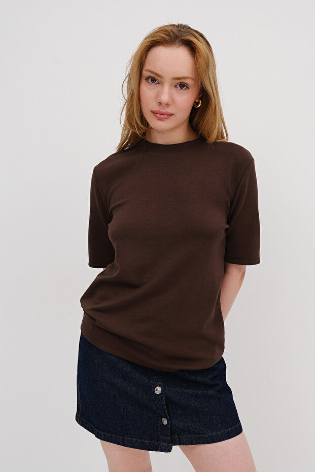 Basic Modal T-shirt P4318-İ9 - 1