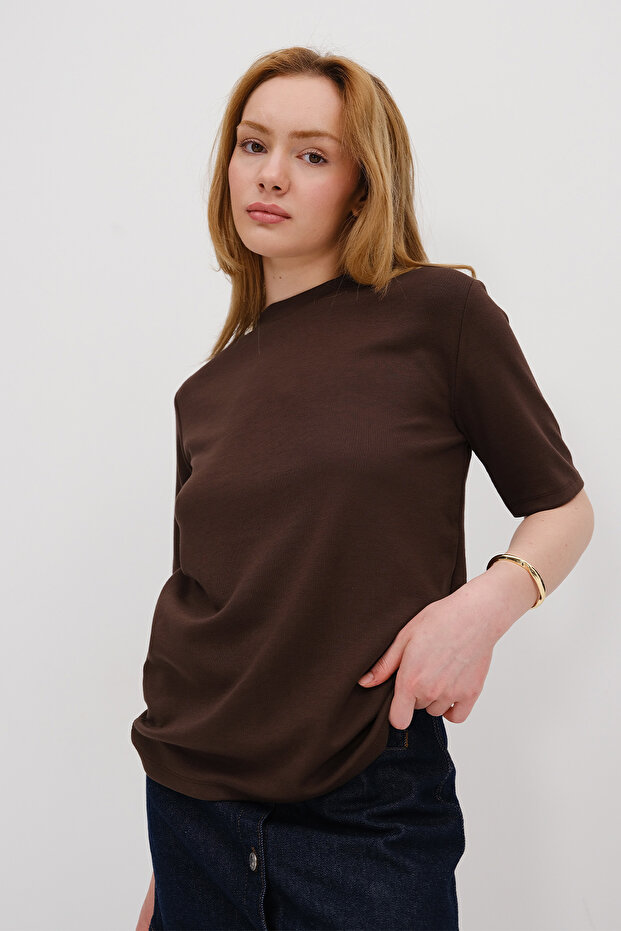Basic Modal T-shirt P4318-İ9 - 2