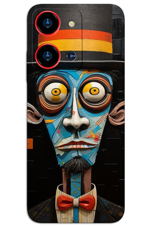 Reeder S19 Max Pro-S-Zoom Case Hd Pattern Printed Back Cover - Silent Scream