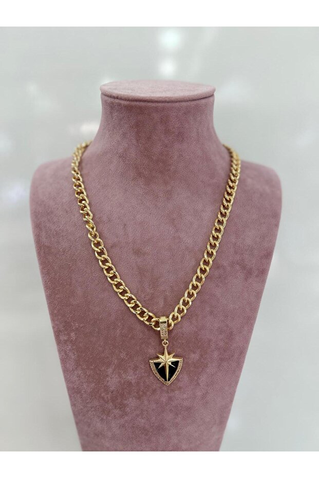 Gold Çelik Kolye