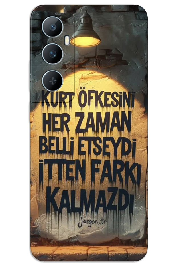 Realme C65 Case Hd Pattern Printed Back Cover - Wolf Fury