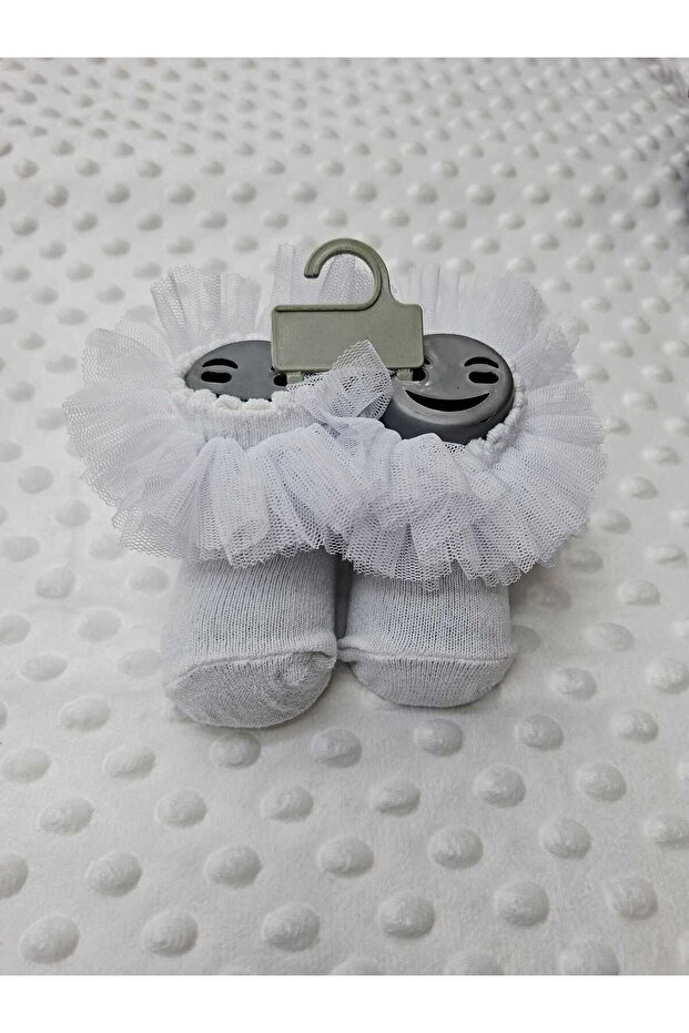 Berkaysun Cotton Tulle Kokoş Baby Socks