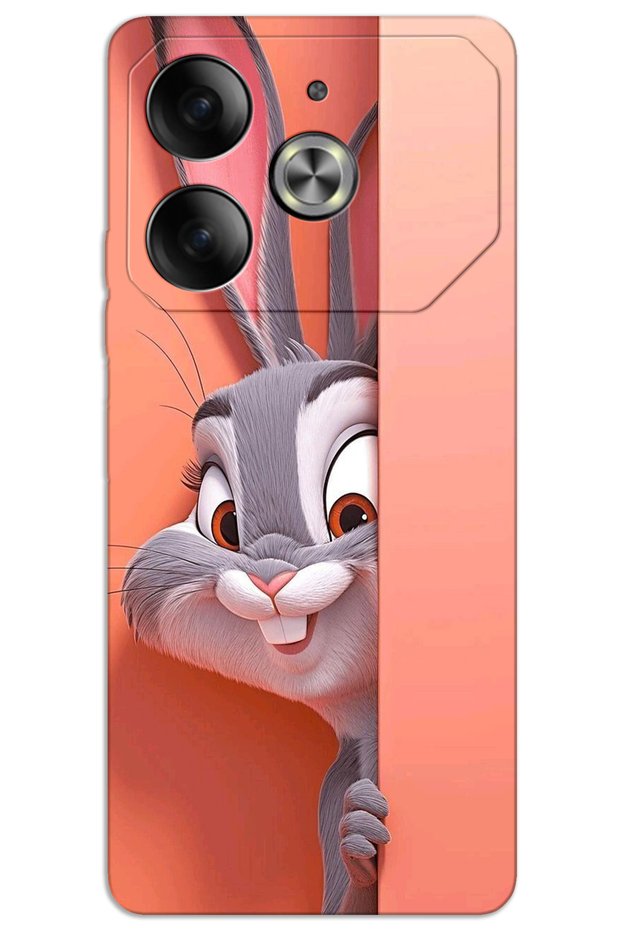حافظة هاتف Tecno Pova 6 Pro ذات غطاء خلفي مطبوع بنمط HD - BugsBunny 2
