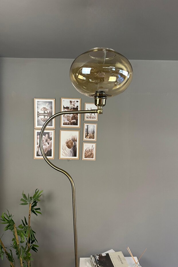 Solvia Cam Bal Rengi C Gövde Lambader Modern Oturma Odası - 5