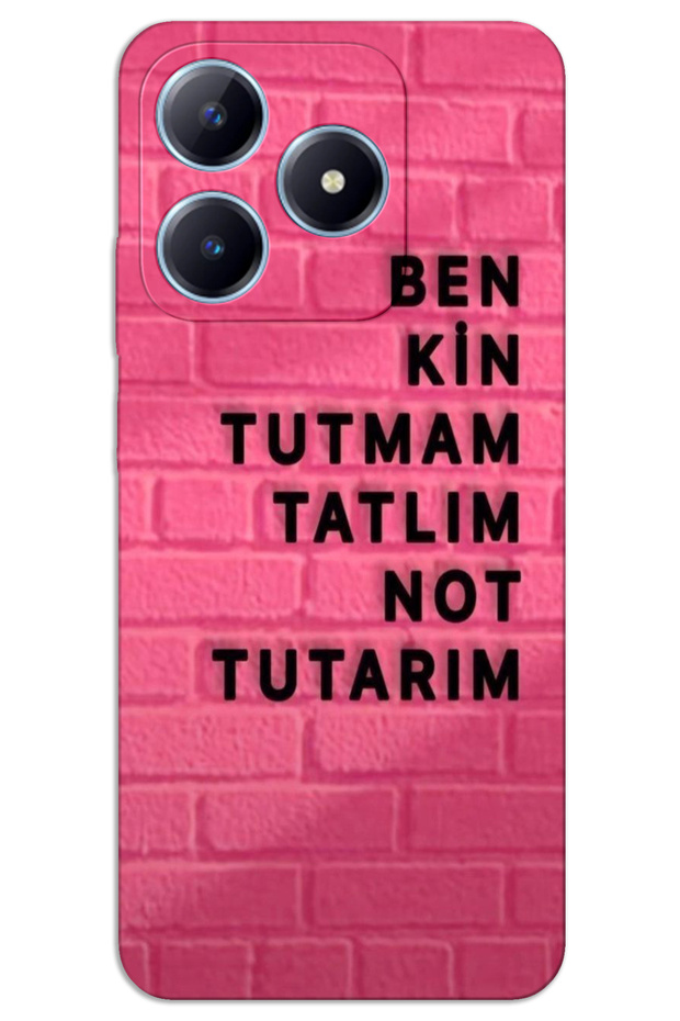 Realme Note 50 Case Hd Pattern Printed Back Cover - Don'T Hold Kin