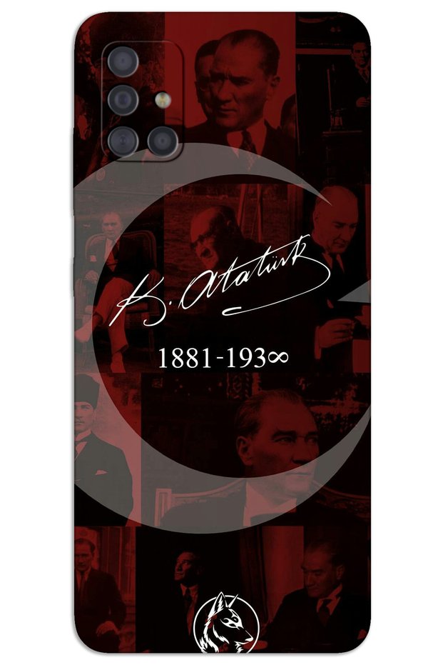 Samsung Galaxy M51 Case Hd Pattern Printed Back Cover - Atatürk Ayyıldız