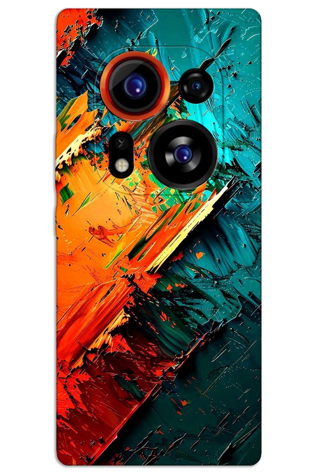 Tecno Phantom X2 Pro Case Hd Pattern Printed Back Cover - Crystal