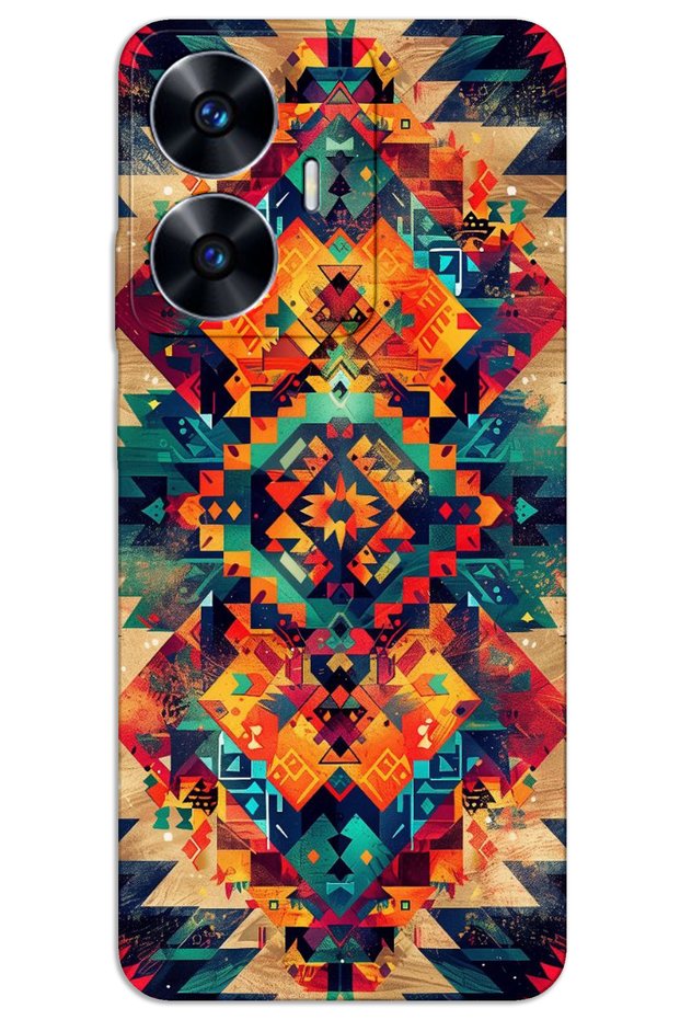 Realme C55 Case Hd Pattern Printed Back Cover - Motif 1