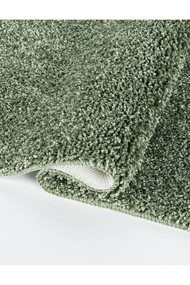 Shaggy Oval Large Size Non-Slip Base Washable 60X100 60X50 Set of 2 Bath Mat - 5