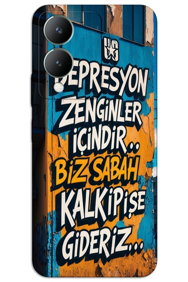 Vivo Y17S Case Hd Pattern Printed Back Cover -