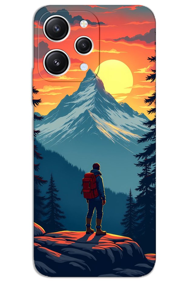 غطاء خلفي مطبوع بنمط HD لهاتف Xiaomi Redmi 12 - Everest