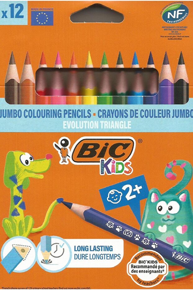 Colored pencils 12 colors Evolution Triangular - 1