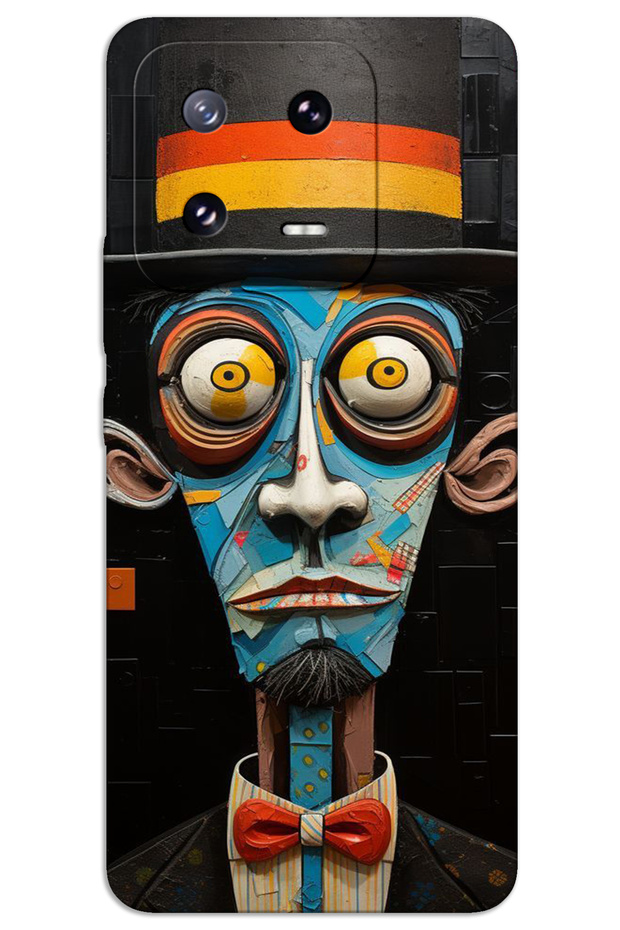 Xiaomi Mi 13 Case Hd Pattern Printed Back Cover - Silent Scream