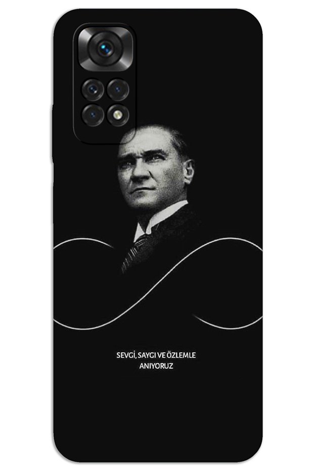 حافظة هاتف Xiaomi Redmi Note 11 ذات غطاء خلفي مطبوع بنمط HD - أتاتورك إنفينيتي