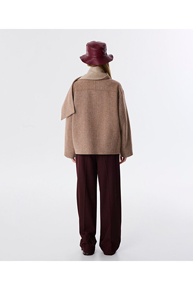 Coat with Removable Sash Accessories - 6